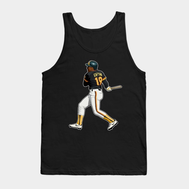 Tony Gwynn #19 Hits Homerun Tank Top by GuardWall17